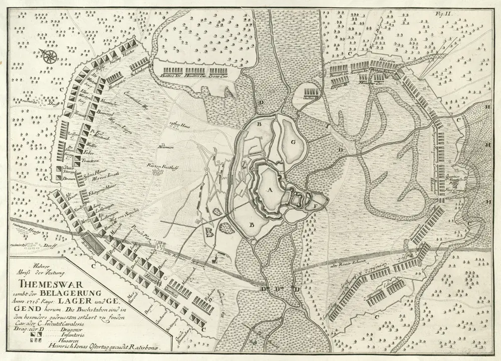 Voorbeeld van de oude kaart