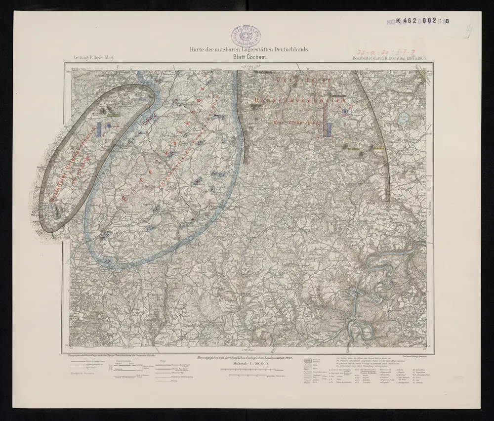 Voorbeeld van de oude kaart