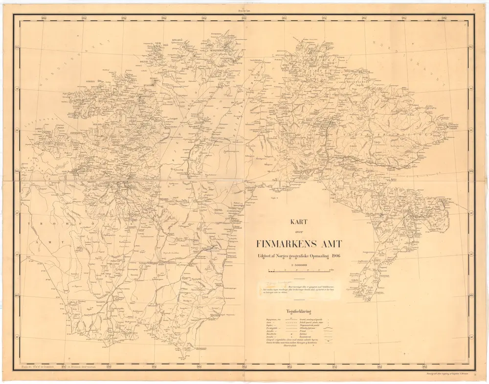 Voorbeeld van de oude kaart