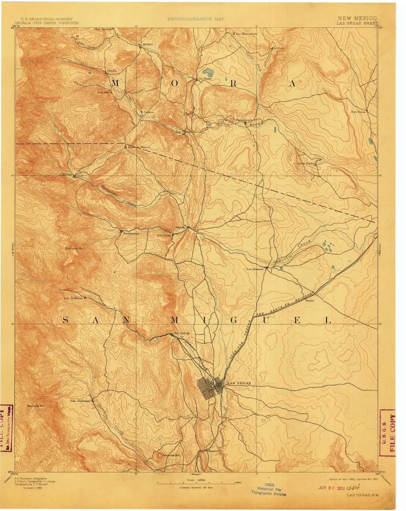 Voorbeeld van de oude kaart