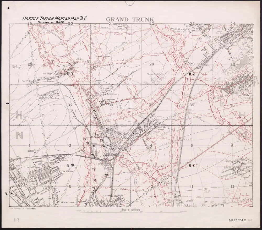 Aperçu de l'ancienne carte