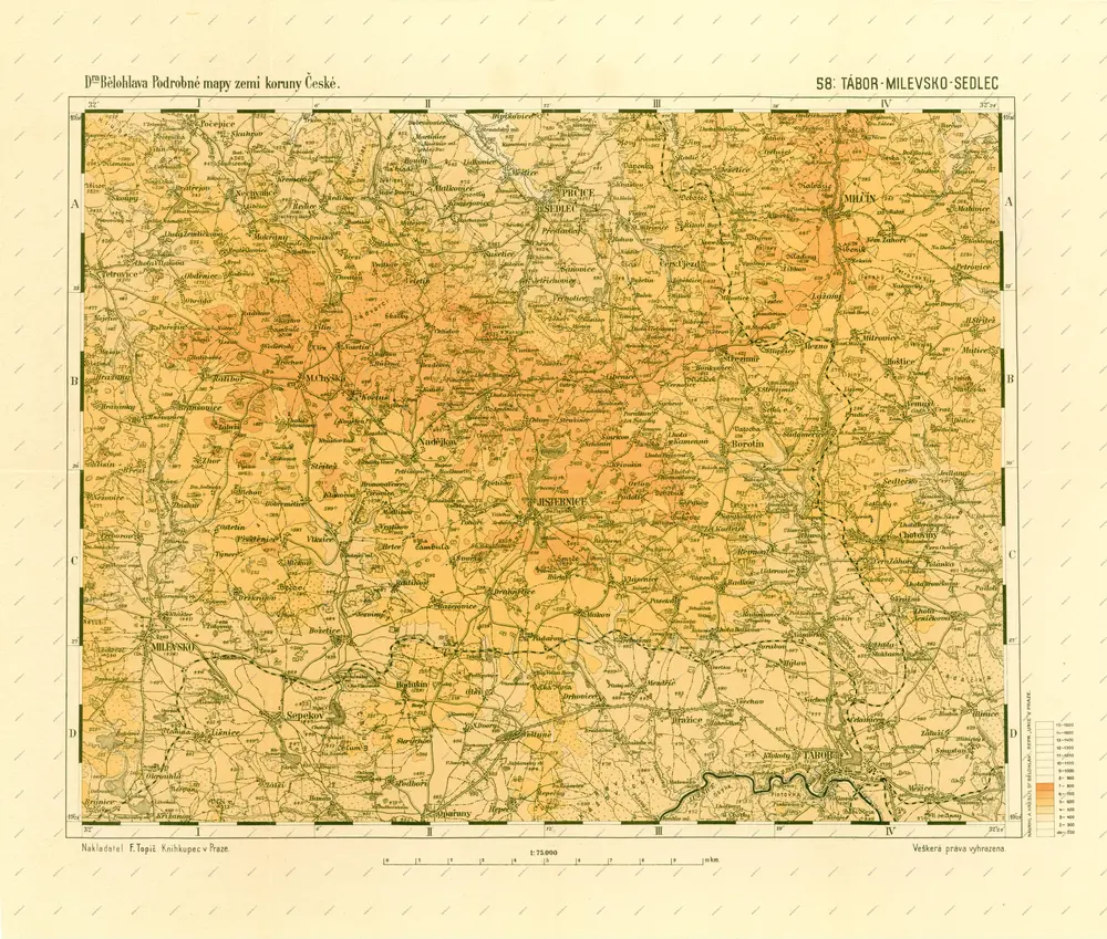 Voorbeeld van de oude kaart