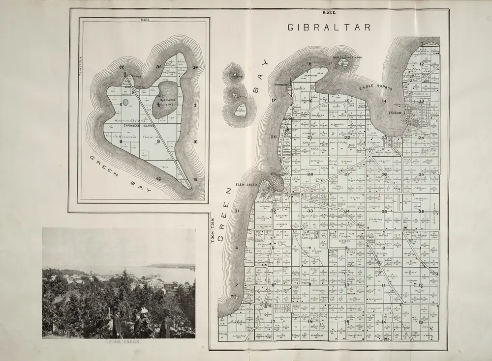 Voorbeeld van de oude kaart