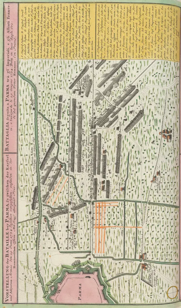 Voorbeeld van de oude kaart