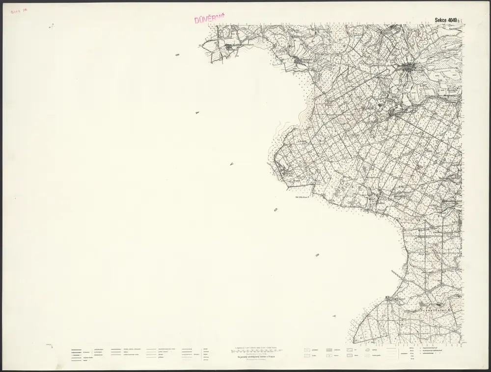 Voorbeeld van de oude kaart