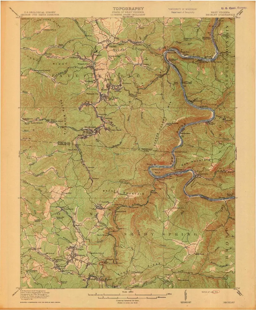 Aperçu de l'ancienne carte