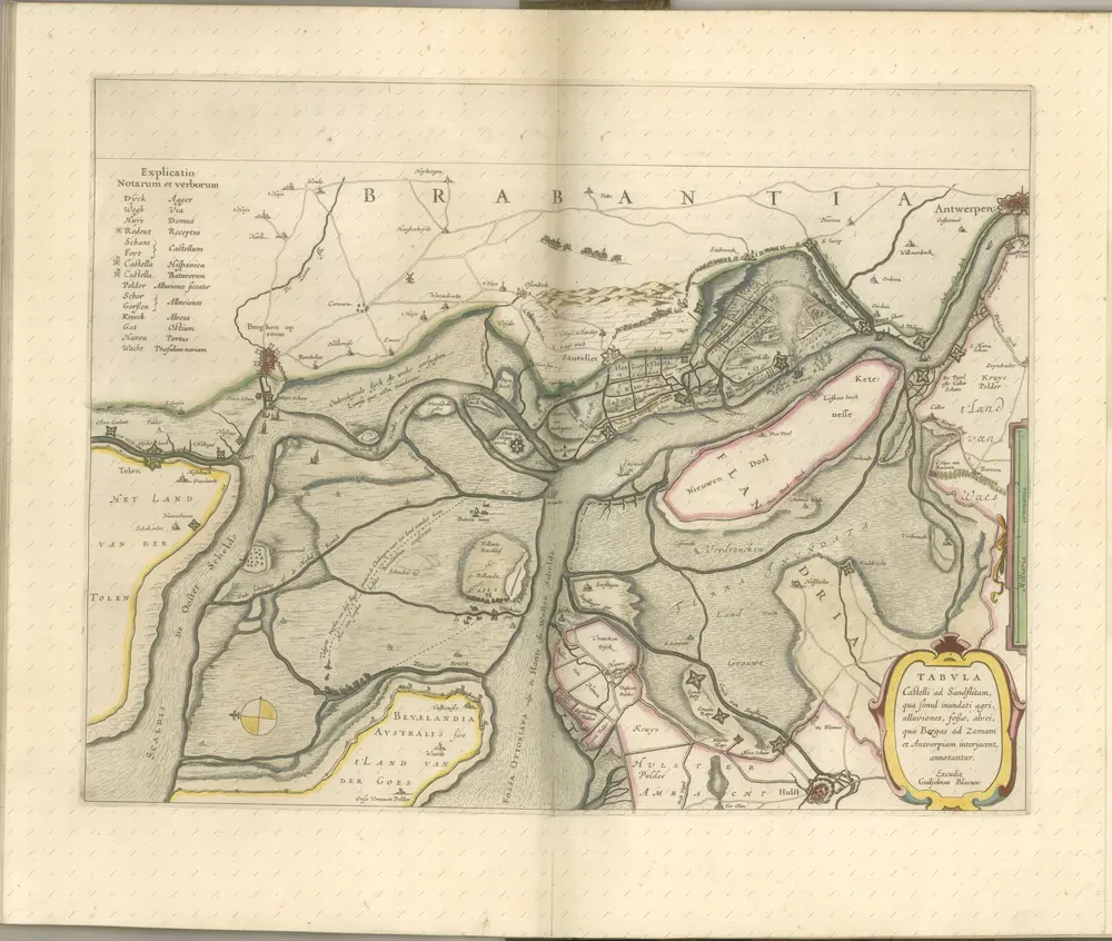 Voorbeeld van de oude kaart