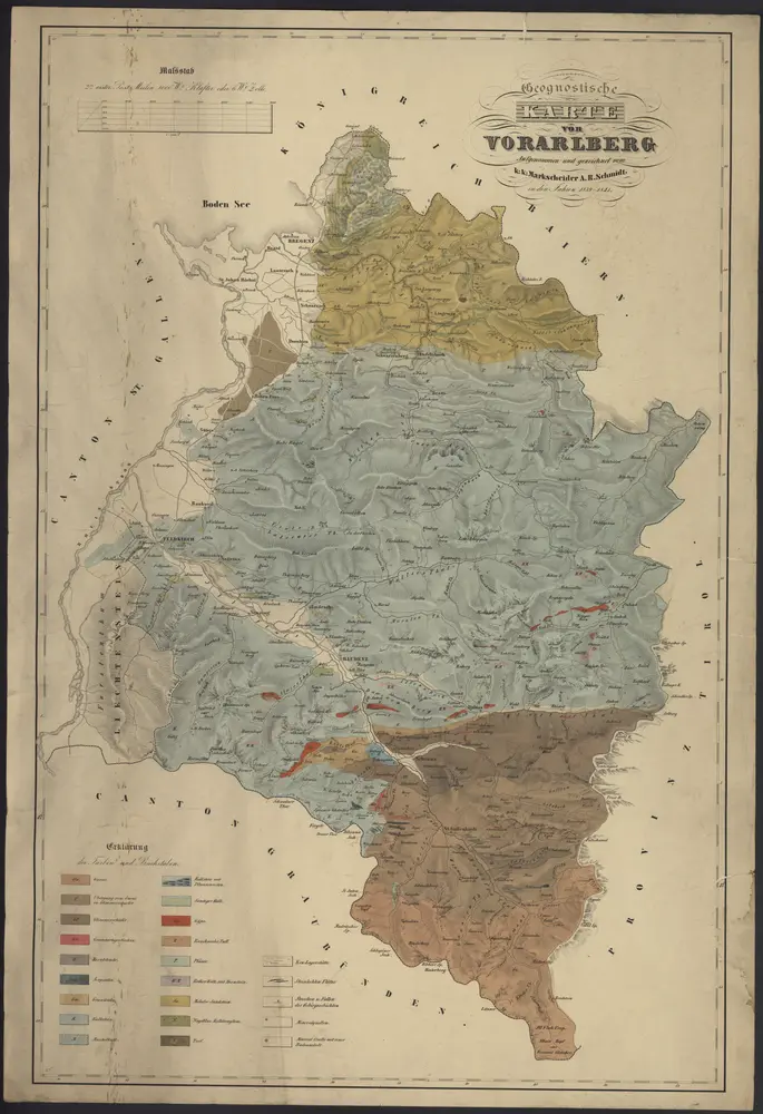 Aperçu de l'ancienne carte