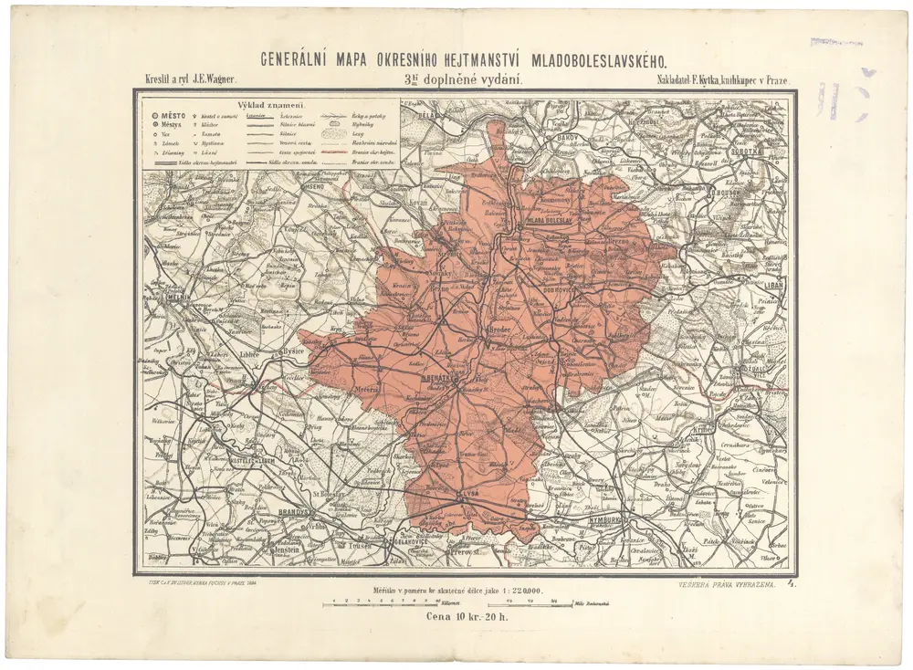 Voorbeeld van de oude kaart