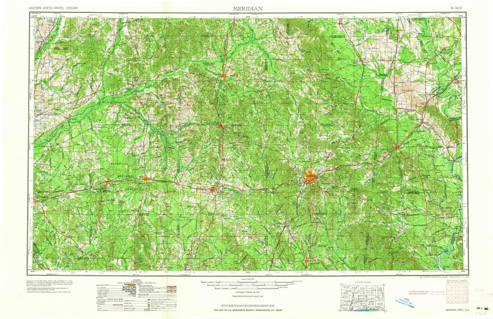 Voorbeeld van de oude kaart