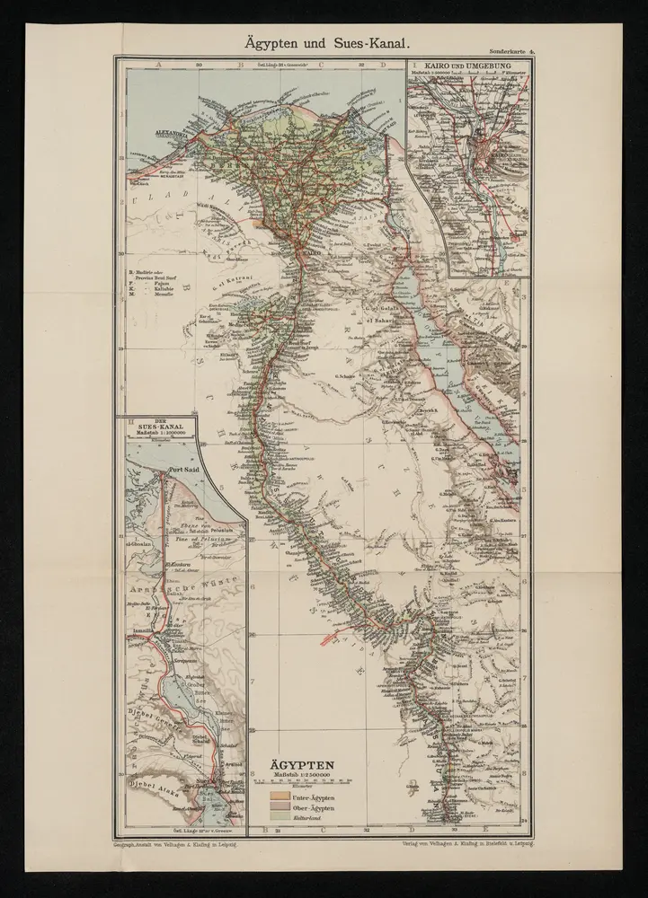 Voorbeeld van de oude kaart