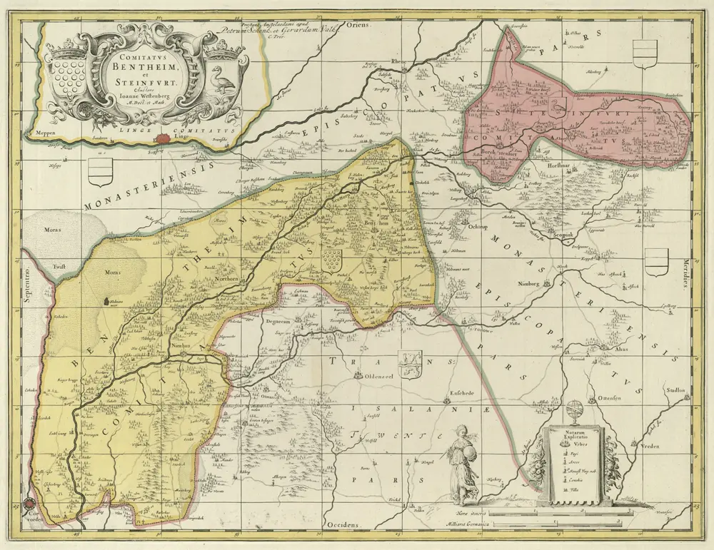 Voorbeeld van de oude kaart