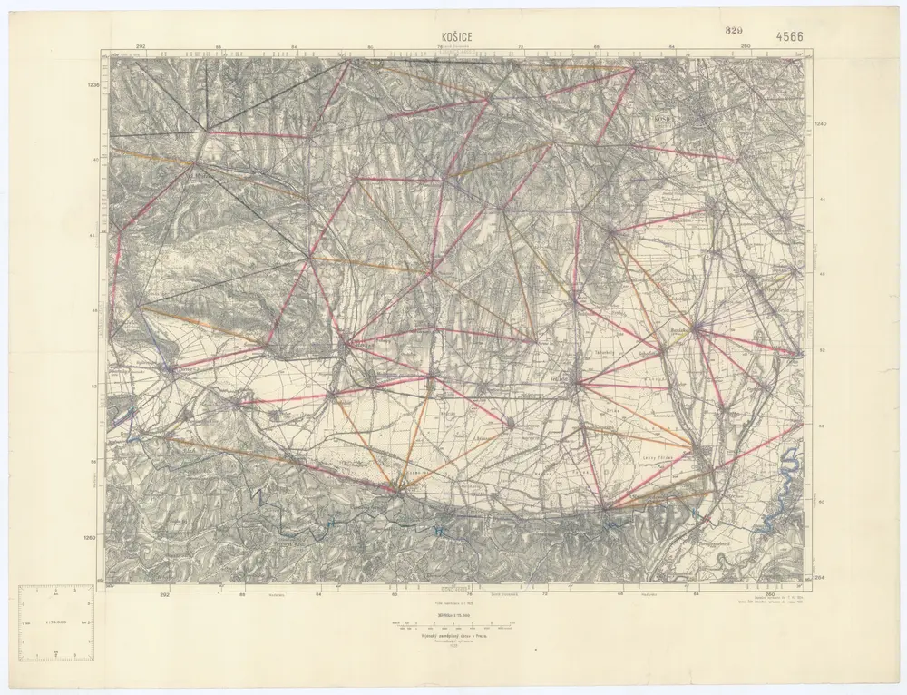 Voorbeeld van de oude kaart