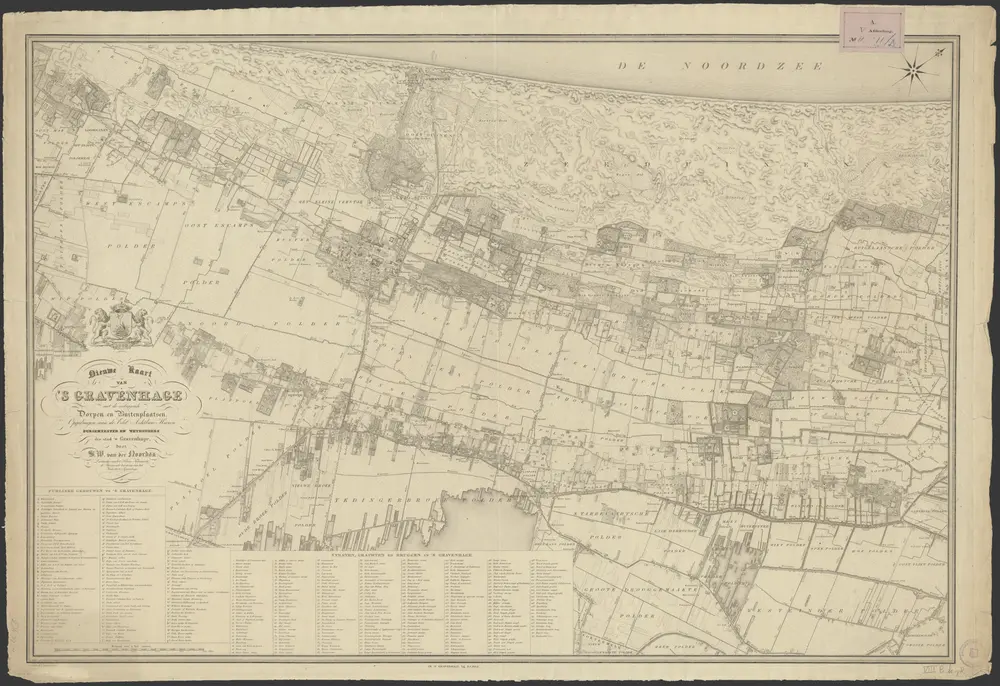 Voorbeeld van de oude kaart