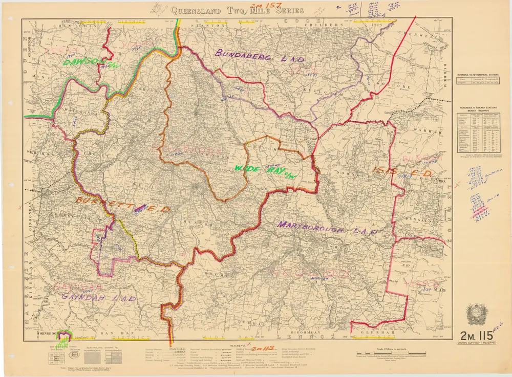 Voorbeeld van de oude kaart