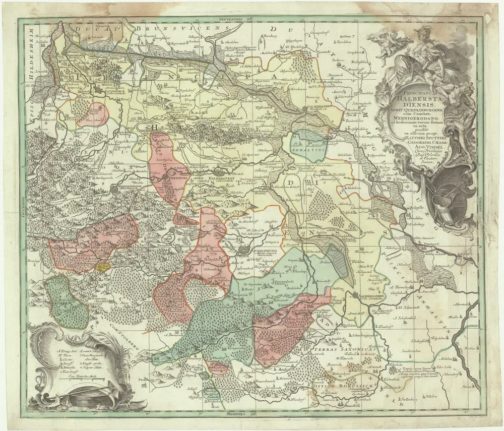 Voorbeeld van de oude kaart