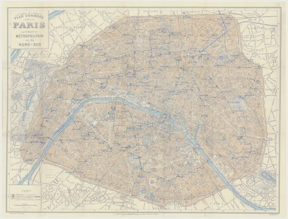 Aperçu de l'ancienne carte