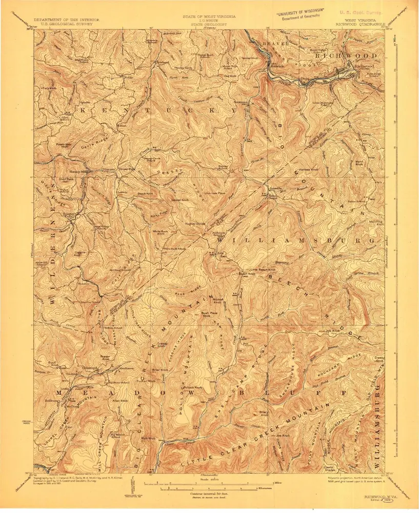 Aperçu de l'ancienne carte