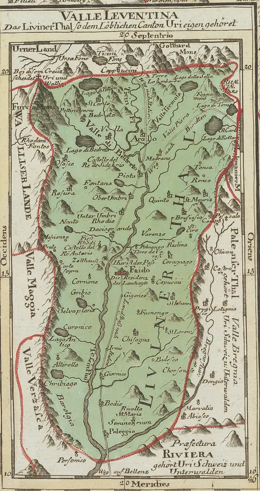 Aperçu de l'ancienne carte