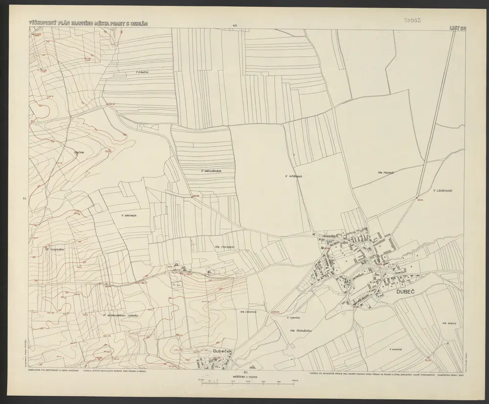 Voorbeeld van de oude kaart